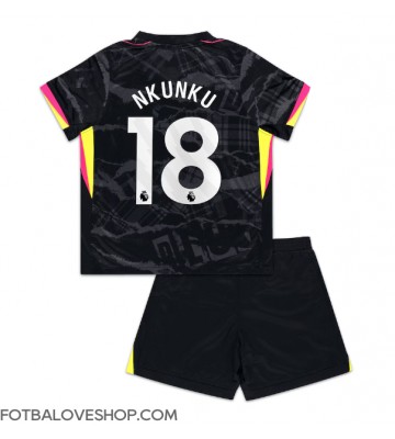 Chelsea Christopher Nkunku #18 Dětské Alternativní Dres 2024-25 Krátký Rukáv (+ trenýrky)